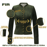 Bavarian Women Dirndl Jacket (Fir)