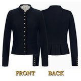 Bavarian Dirndl Jacket Black-Blue