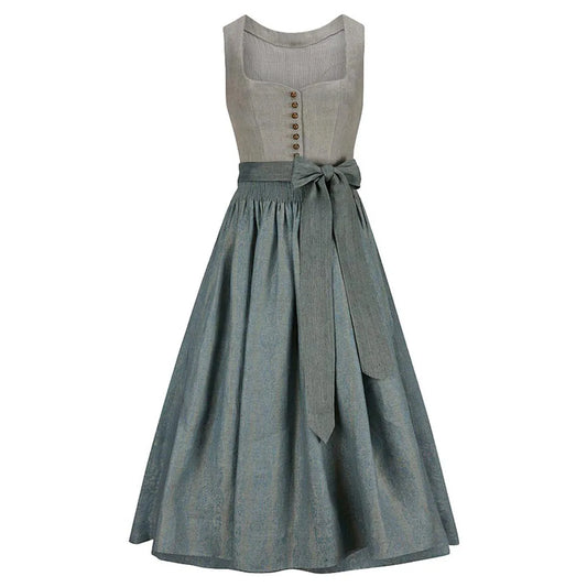 German Dirndl Greyish Teal