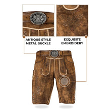 Load image into Gallery viewer, GERMAN LEDERHOSEN MENS OUTFITS BROWN
