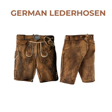 Load image into Gallery viewer, GERMAN LEDERHOSEN MENS OUTFITS BROWN
