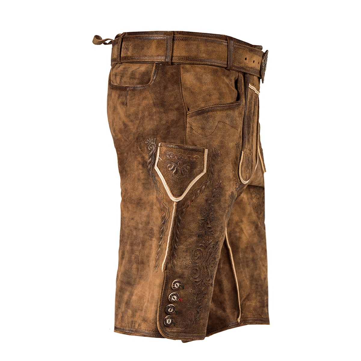 German Lederhosen Mens Outfits Brown