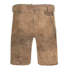 Load image into Gallery viewer, GERMAN MEN LEDERHOSEN SHORT LIGHT BROWN
