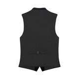 Black vest on a white background