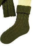 Trachten Calf Socks (Green)