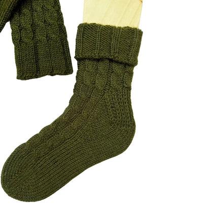 Trachten Calf Socks (Green)