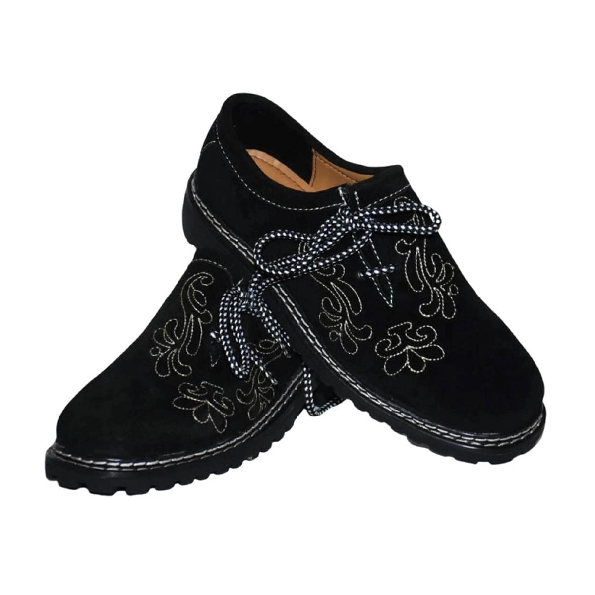 LEDERHOSEN HAFERL MEN SHOES BLACK