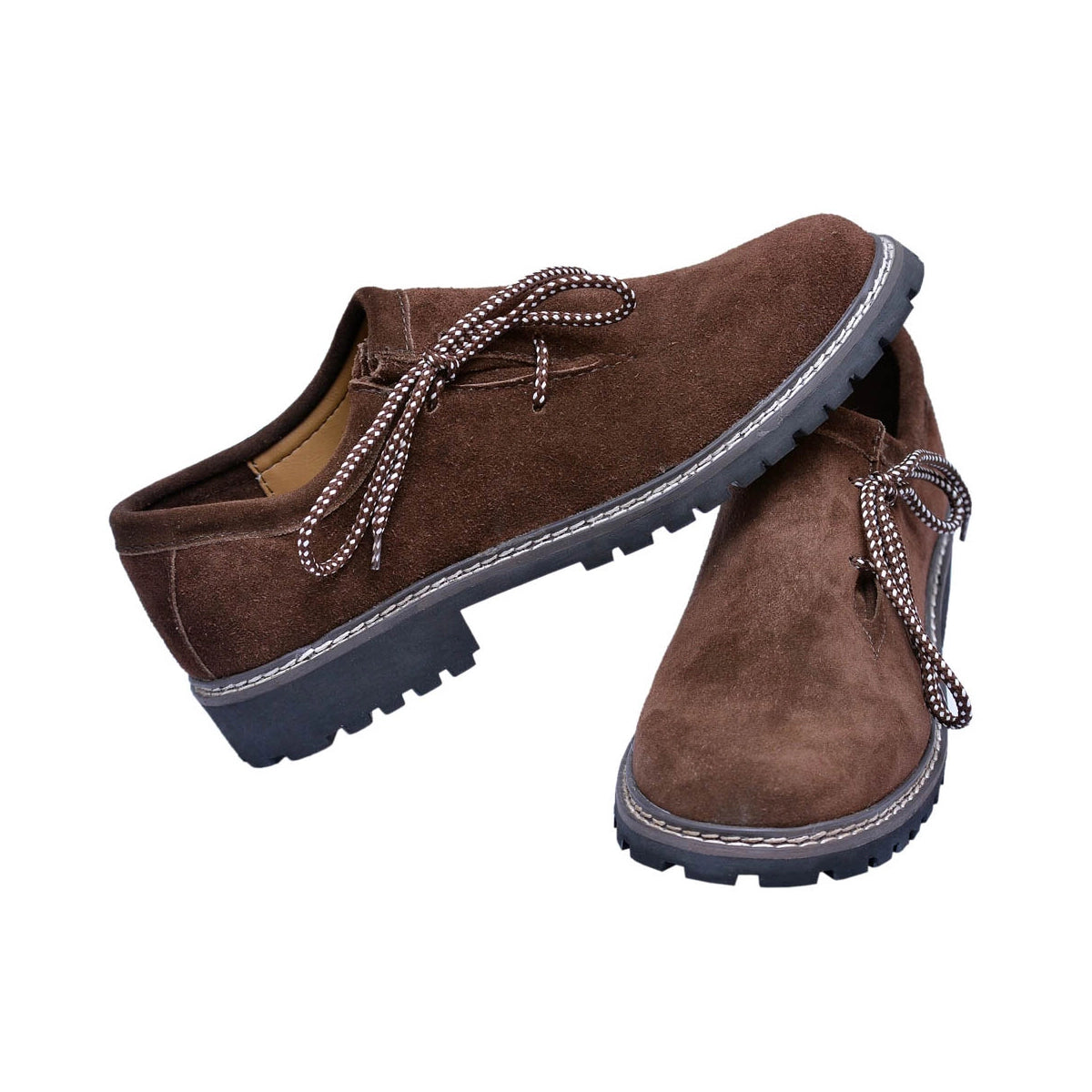 LEDERHOSEN HAFERL MEN SHOES CHOCOLATE BROWN