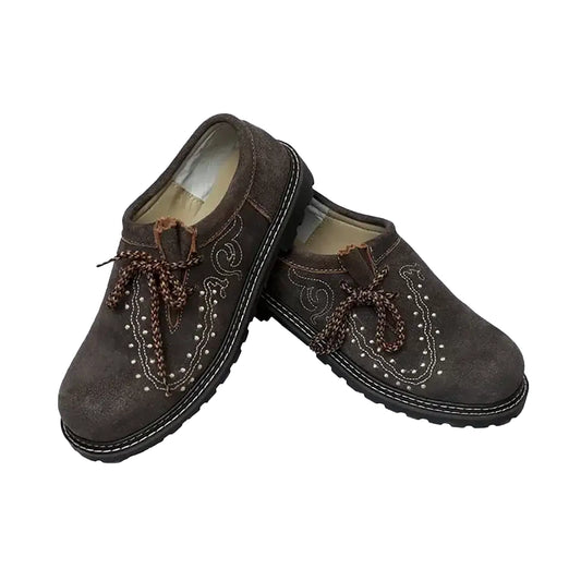 LEDERHOSEN HAFERL MEN SHOES DARK BROWN