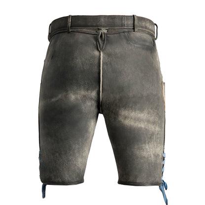 LEDERHOSEN MEN SHORT GREY