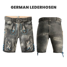 Load image into Gallery viewer, LEDERHOSEN MEN SHORT GREY
