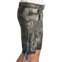 Load image into Gallery viewer, LEDERHOSEN MEN SHORT GREY
