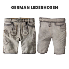 Load image into Gallery viewer, LEDERHOSEN MEN SHORT GREY SMOKE
