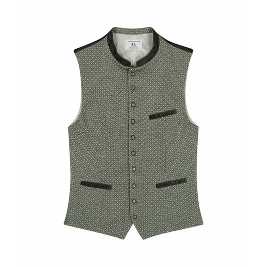 Trachten Vest Fancy Grey