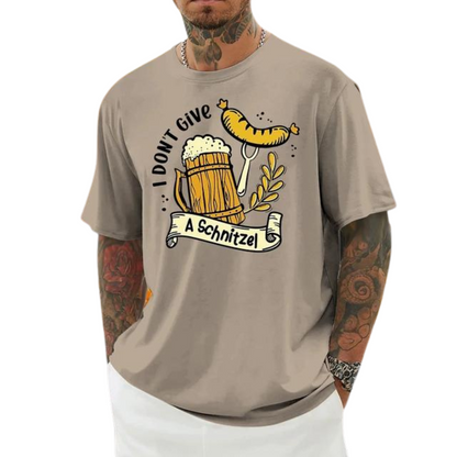 MALE BEER PRINTED TRADITIONAL OKTOBERFEST T-SHIRT