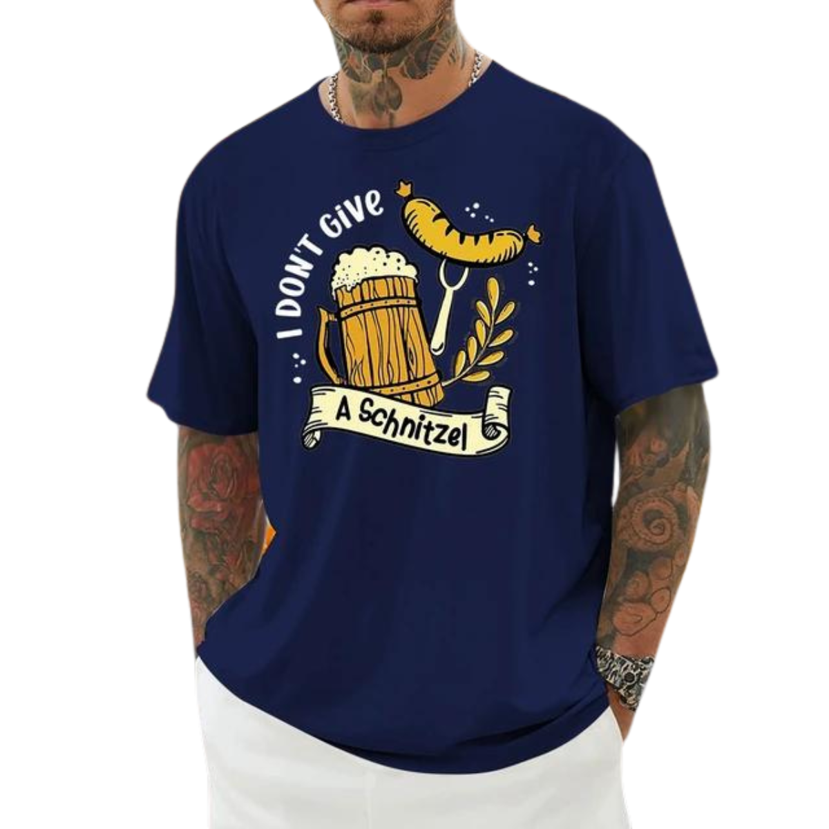 MALE BEER PRINTED TRADITIONAL OKTOBERFEST T-SHIRT