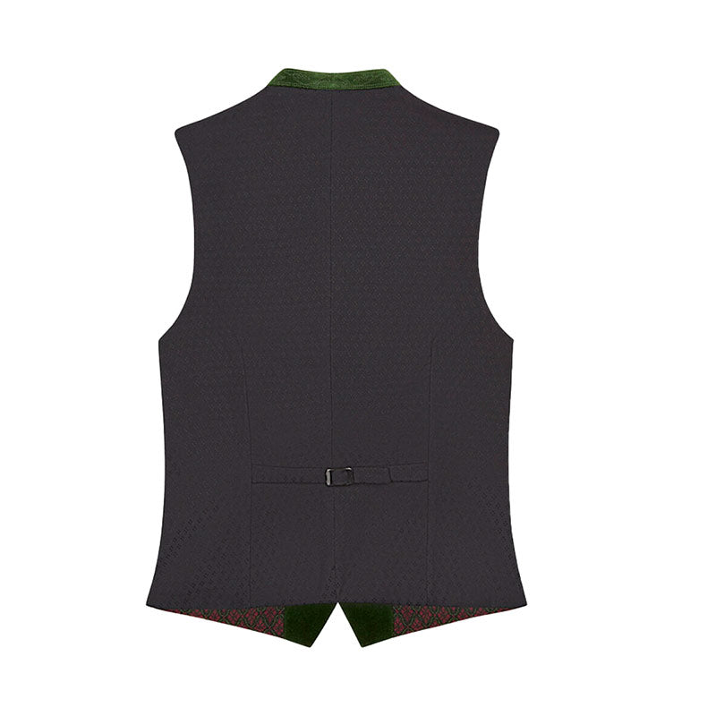 Trachten Maroon Vest