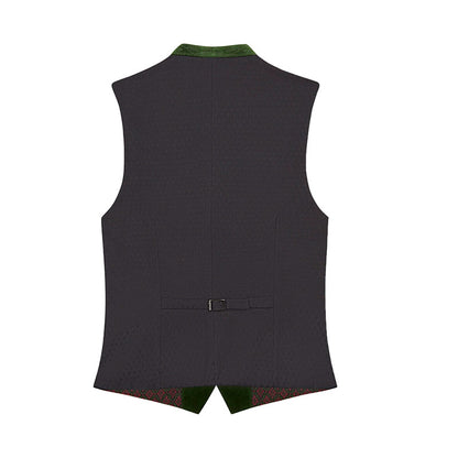 Trachten Maroon Vest