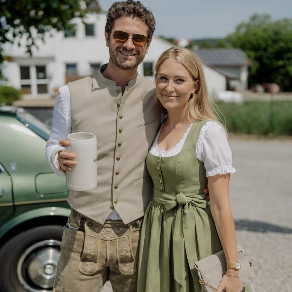 Olive Green Dirndl - Sophisticated Bavarian Style Oktoberfest Outfits Olive Green Dirndl - Sophisticated Bavarian Style Oktoberfest Outfits