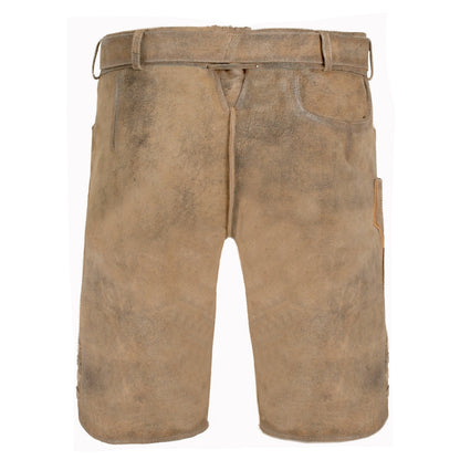 MEN LEDERHOSEN SHORT DESERT SANDY