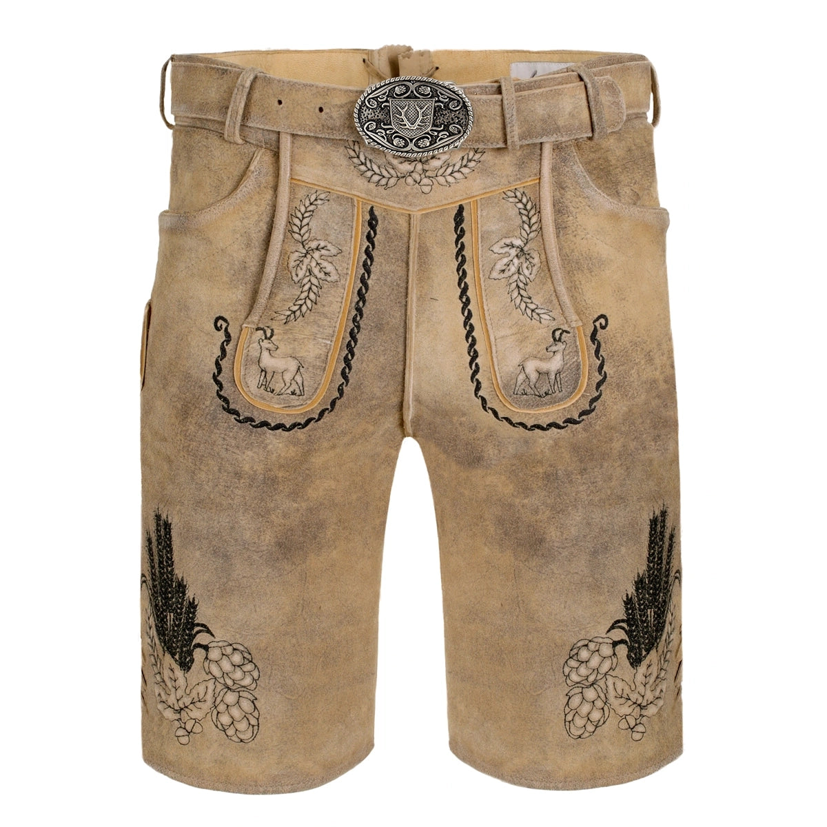 MEN LEDERHOSEN SHORT DESERT SANDY