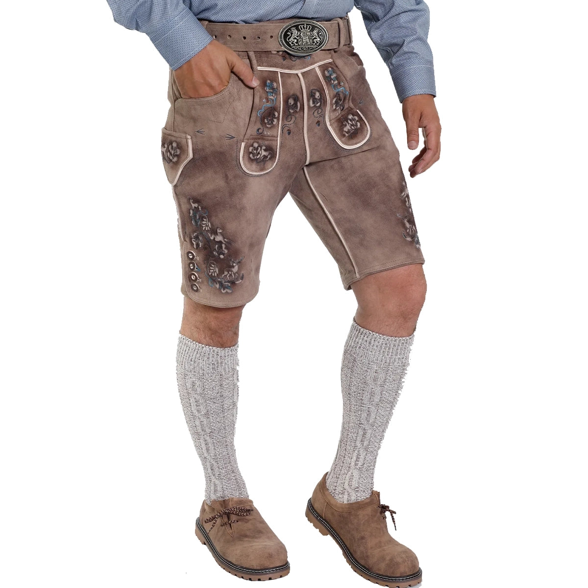 Men Lederhosen Short Oktoberfest Dress