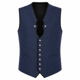 Men's Navy Blue Traditional Trachten Vest