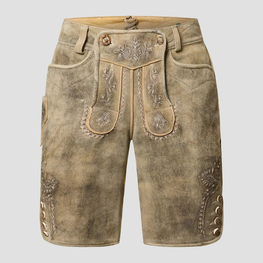 Traditional Brown Lederhosen