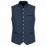 Men's Traditional Blue Trachten Vest