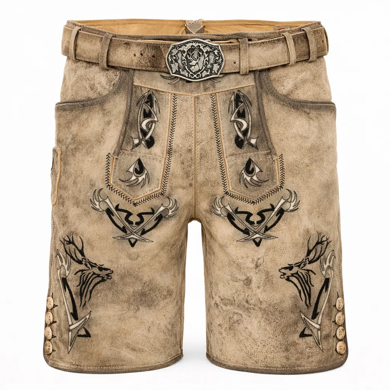 Oktoberfest Brown Lederhosen