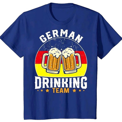 OKTOBERFEST GERMAN FLAG BEER DRINKING TEAM T-SHIRT