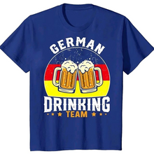 Load image into Gallery viewer, OKTOBERFEST GERMAN FLAG BEER DRINKING TEAM T-SHIRT
