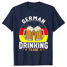 Load image into Gallery viewer, OKTOBERFEST GERMAN FLAG BEER DRINKING TEAM T-SHIRT
