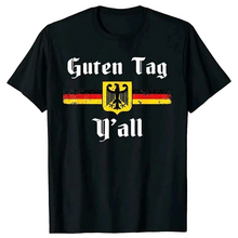 Load image into Gallery viewer, OKTOBERFEST GERMAN FLAG EAGLE Y&#39;ALL FUN T-SHIRT
