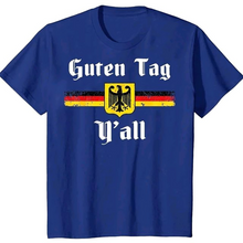 Load image into Gallery viewer, OKTOBERFEST GERMAN FLAG EAGLE Y&#39;ALL FUN T-SHIRT
