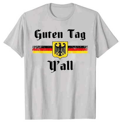 OKTOBERFEST GERMAN FLAG EAGLE Y'ALL FUN T-SHIRT