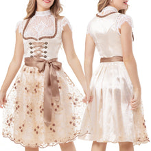 Load image into Gallery viewer, OKTOBERFEST LADIES TRADITIONAL DRESS WITH LACE APRON
