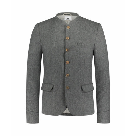 OKTOBERFEST MEN TRACHTEN COAT DARK GREY