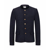 Trachten Coat Deep Blue