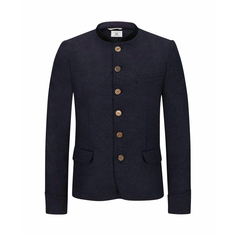 Men Trachten Coat Black