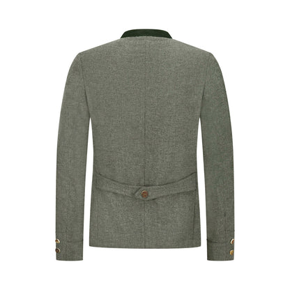 OKTOBERFEST MEN TRACHTEN COAT GREY