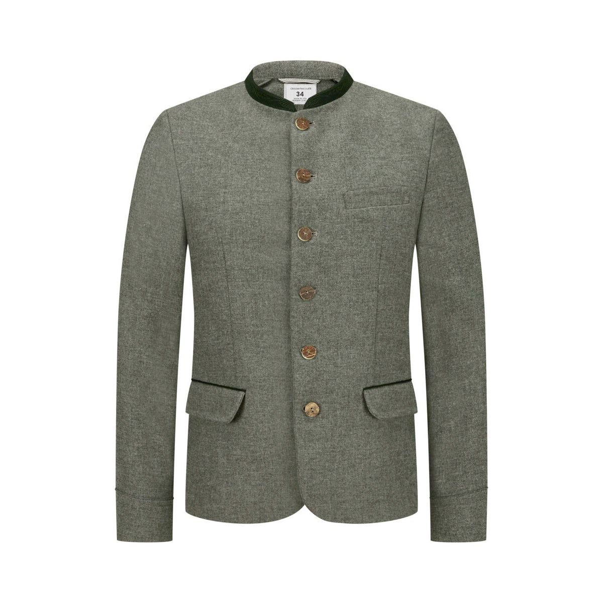 OKTOBERFEST MEN TRACHTEN COAT GREY