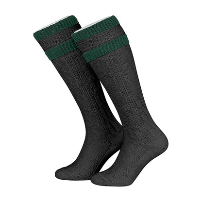 Oktoberfest Men Trachten Socks Black