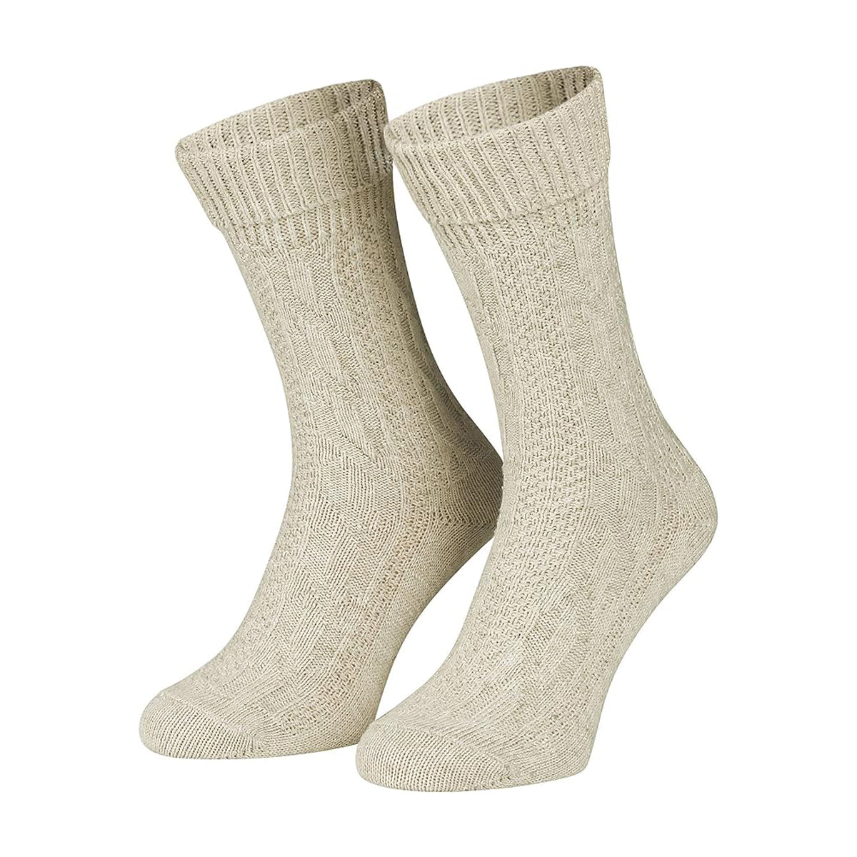 Oktoberfest Men Trachten Socks Off White