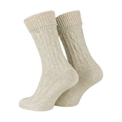 Oktoberfest Men Trachten Socks Off White