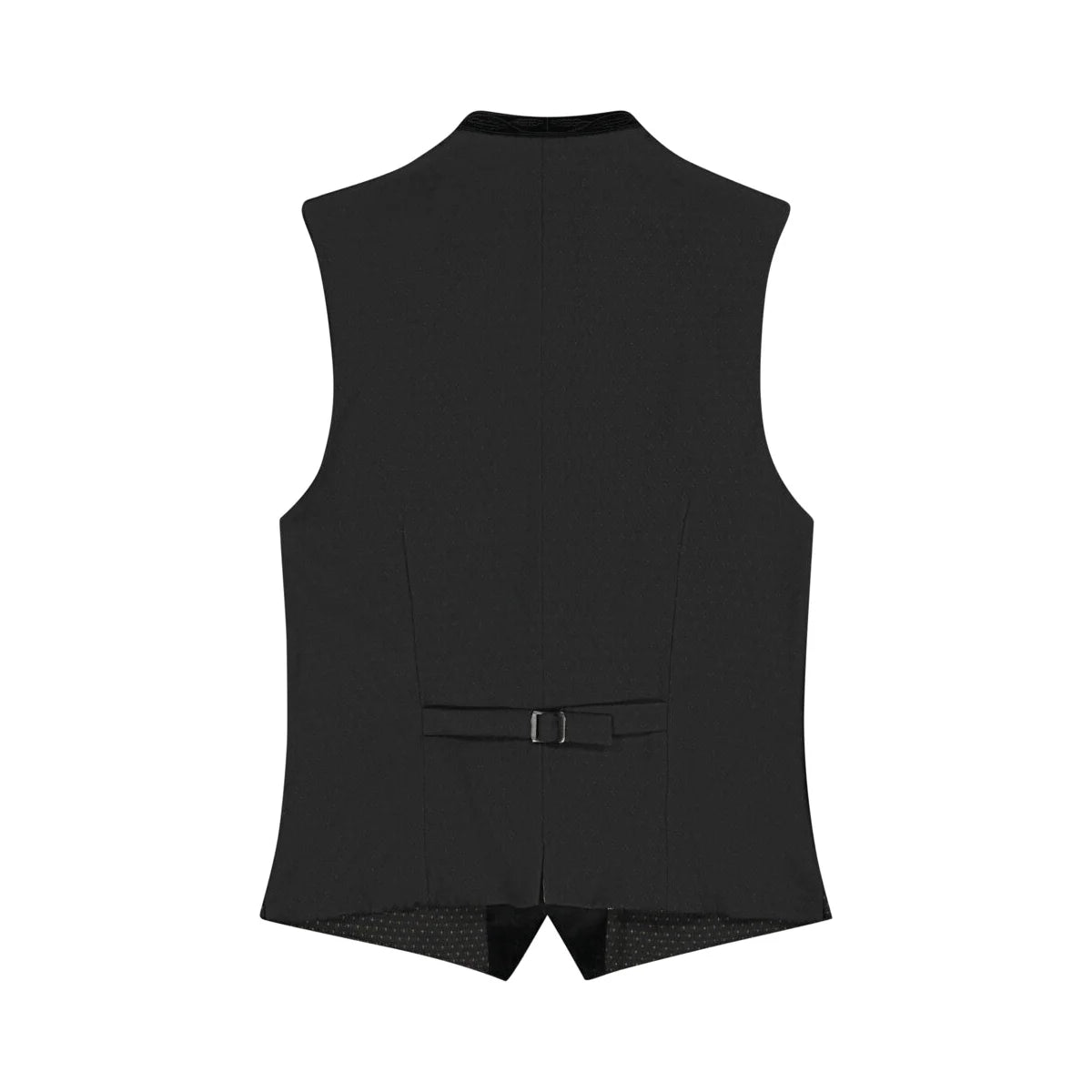 Black vest on a white background