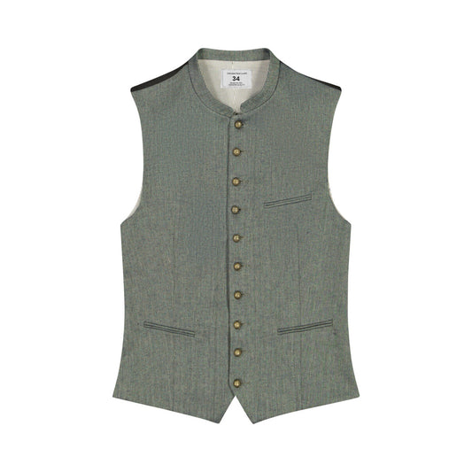 OKTOBERFEST MEN TRACHTEN WAISTCOAT GREY