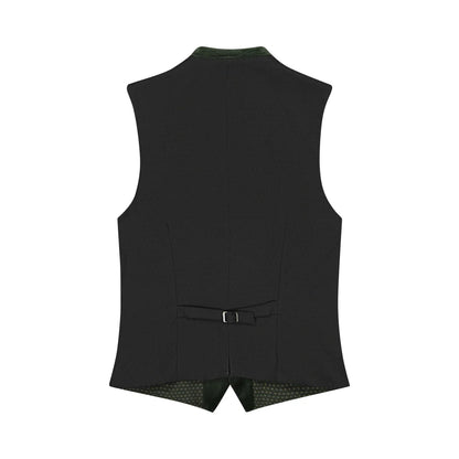 Black vest on a white background