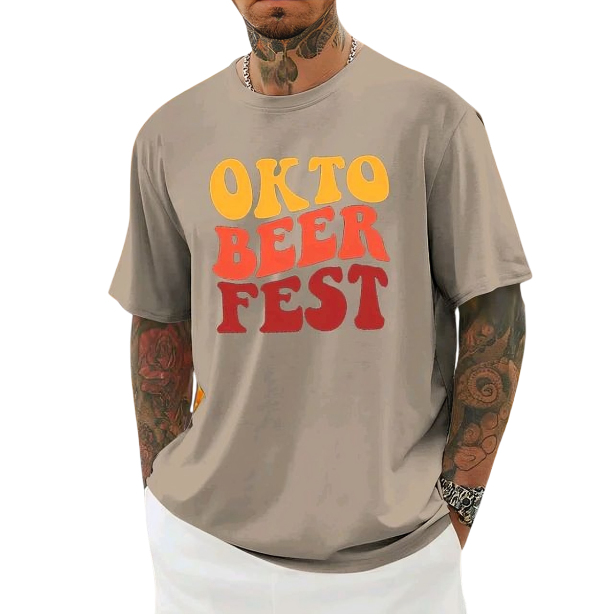 OKTOBERFEST PRINTED T-SHIRTS FOR MEN