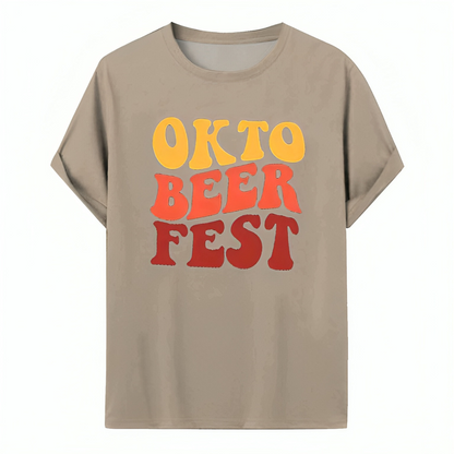 OKTOBERFEST PRINTED T-SHIRTS FOR MEN